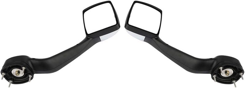 ITOPUP 2010-2017 for Peterbilt 579 587 2000-2017 for Kenworth T680 Truck Hood Mirrors with Manual Adjusted Chrome Housing A Pair Tow Mirror - Image 4